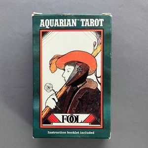 Vintage 1970 Aquarian(TM) Tarot 78 Card Set with Instruction guide, NWOT